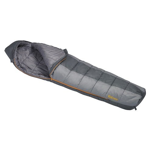 An image related to Slumberjack Boundary 51725815RR Men's 20 Degree Polyester Taffeta Sleeping Bag