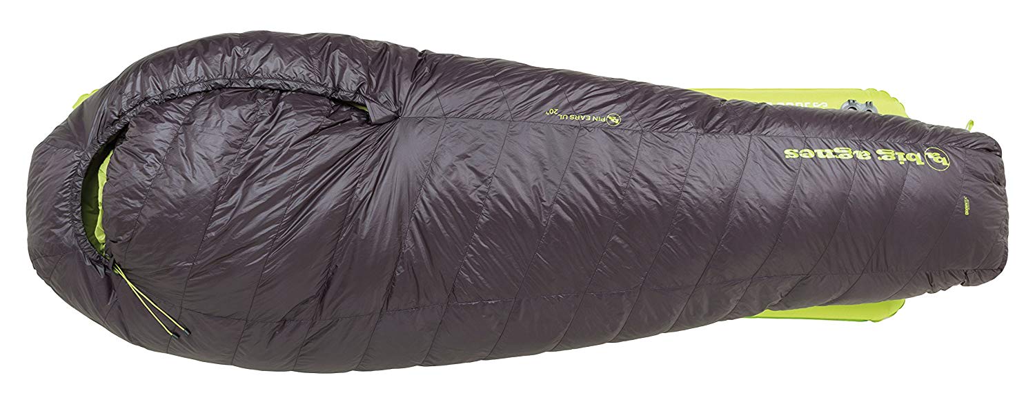 An image of Big Agnes Pin Ears 20 Degree Nylon Taffeta Sleeping Bag