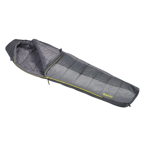 An image of Slumberjack Boundary 51726215LL Men's 40 Degree Polyester Taffeta Sleeping Bag | Expert Camper 