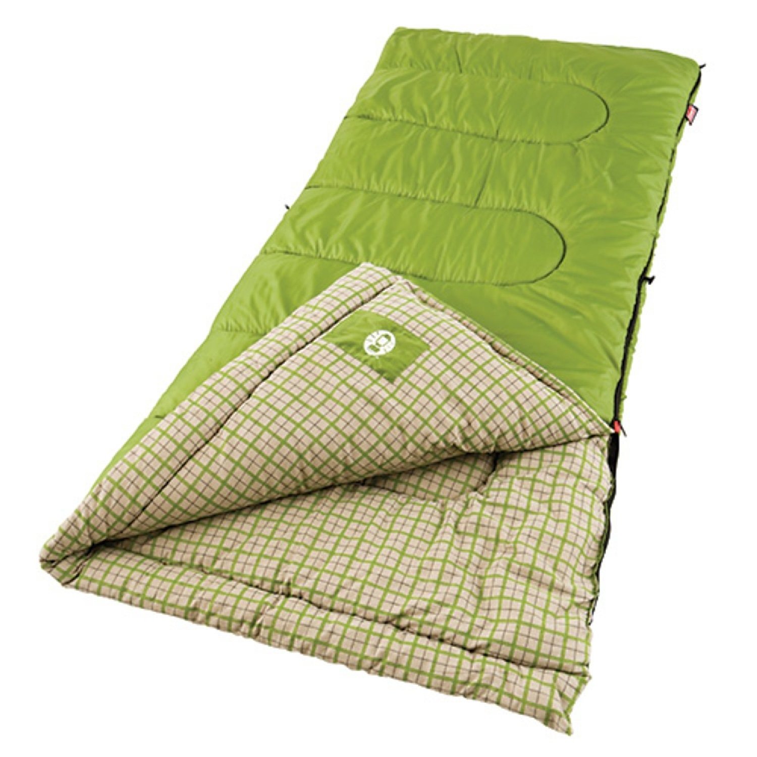 An image of Coleman 40 Degree Cotton Flannel Sleeping Bag | Expert Camper 