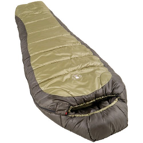 An image of Coleman North Rim Olive Men's Single Mummy Sleeping Bag