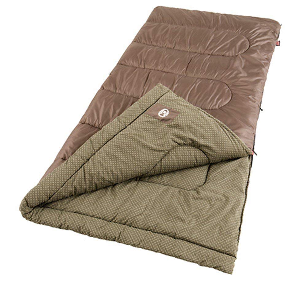 An image related to Coleman Oak Point SS-SMS-765759 Men's Cotton Flannel Sleeping Bag