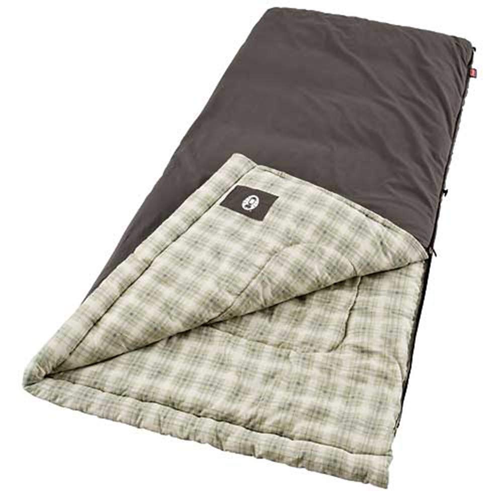 An image of Coleman Heritage 2000008710 Men's Flannel Sleeping Bag | Expert Camper 