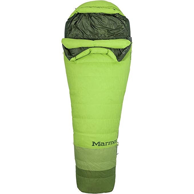 An image of Marmot Never Winter TL 39230-4794-L Sleeping Bag | Expert Camper 