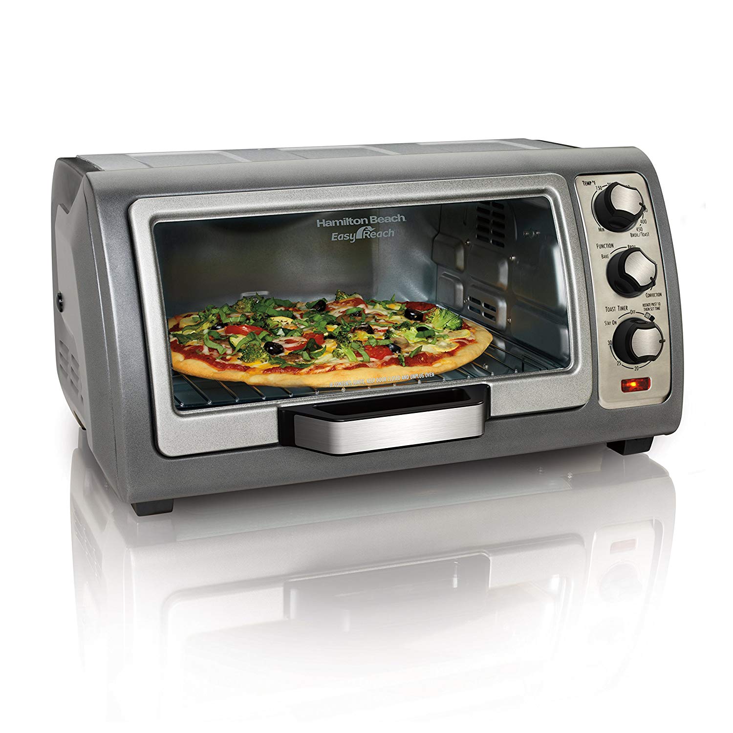 An image of Hamilton Beach 31126 Convection Countertop Six Slice Toaster Oven | Toasty Ovens 