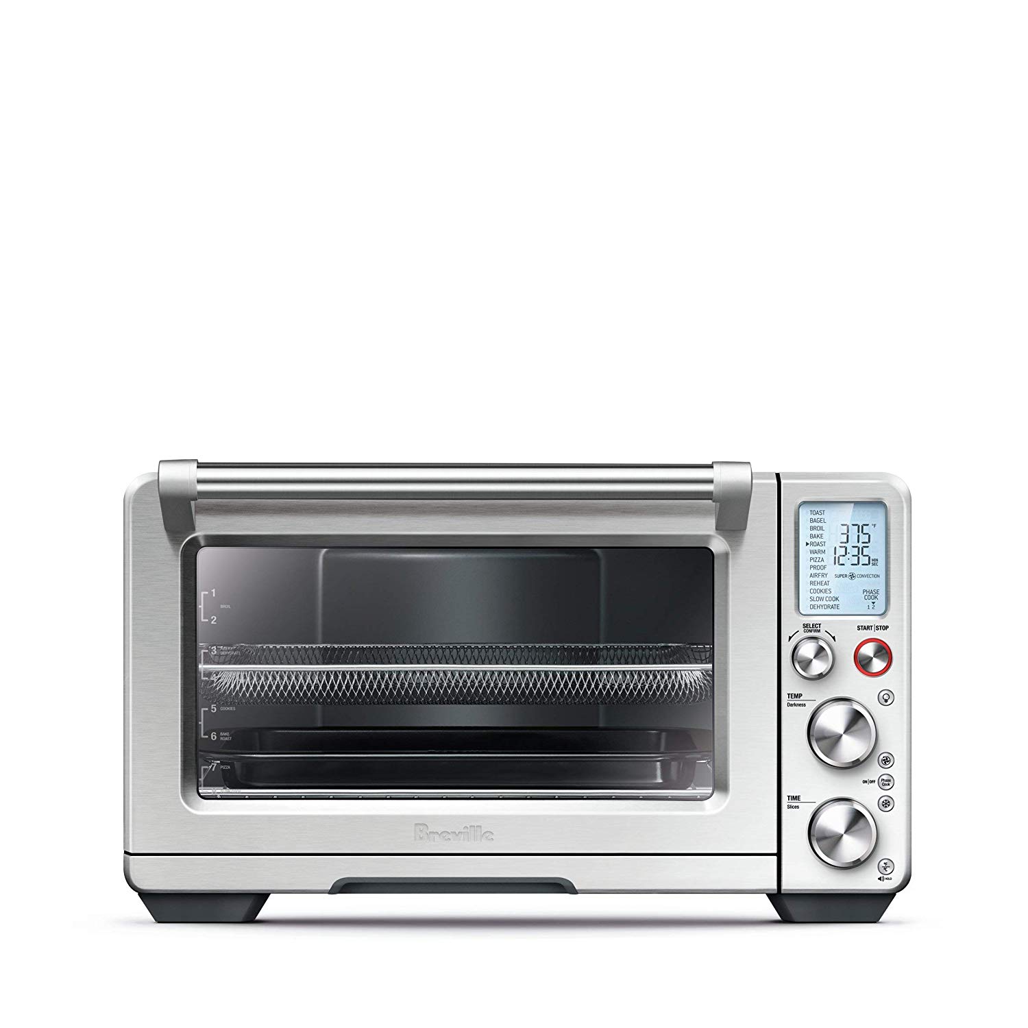 An image related to Breville BOV900BSSUSC Stainless Steel Air Fryer Convection Countertop Large Nine Slice Toaster Oven