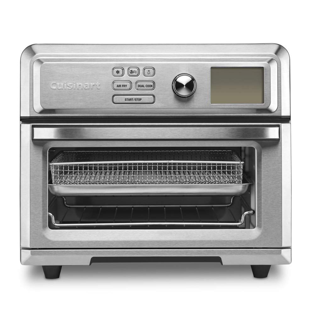 An image of Cuisinart TOA-65 Silver Air Fryer Large Toaster Oven | Toasty Ovens 