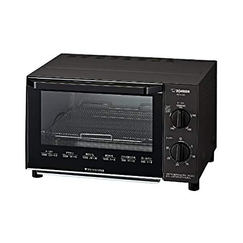 An image of Zojirushi EQ-AG22-BA Black Toaster Oven | Toasty Ovens 