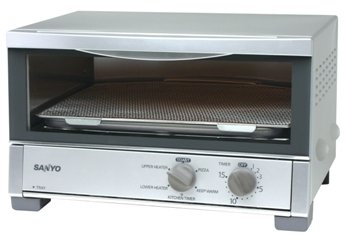 An image related to Sanyo SK-WA2S Silver Quartz Compact Five Slice Toaster Oven