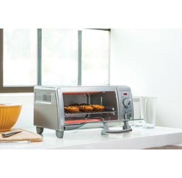 An image of Russell Hobbs RHTOV10 Convection Mini Four Slice Toaster Oven