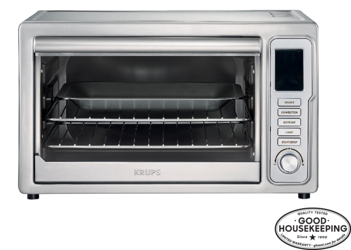 An image of Krups Deluxe OK710D51 Silver Convection Toaster Oven