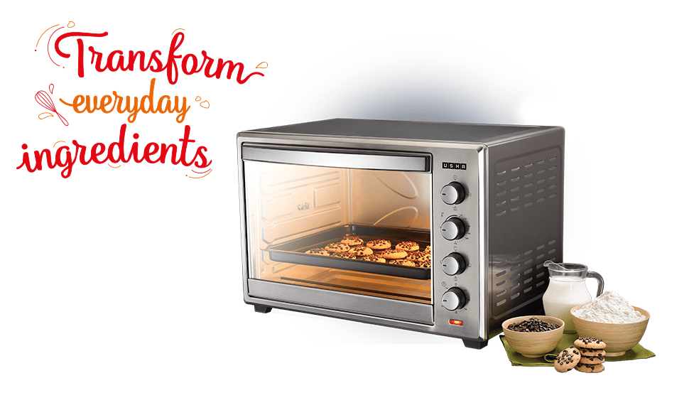 An image of USHA Cook OTGW 3760RCSS Convection Toaster Oven | Toasty Ovens 