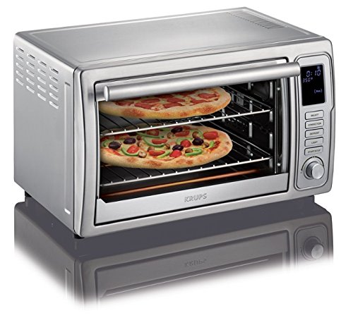 An image of Krups OK710D51 Silver Convection Six Slice Toaster Oven