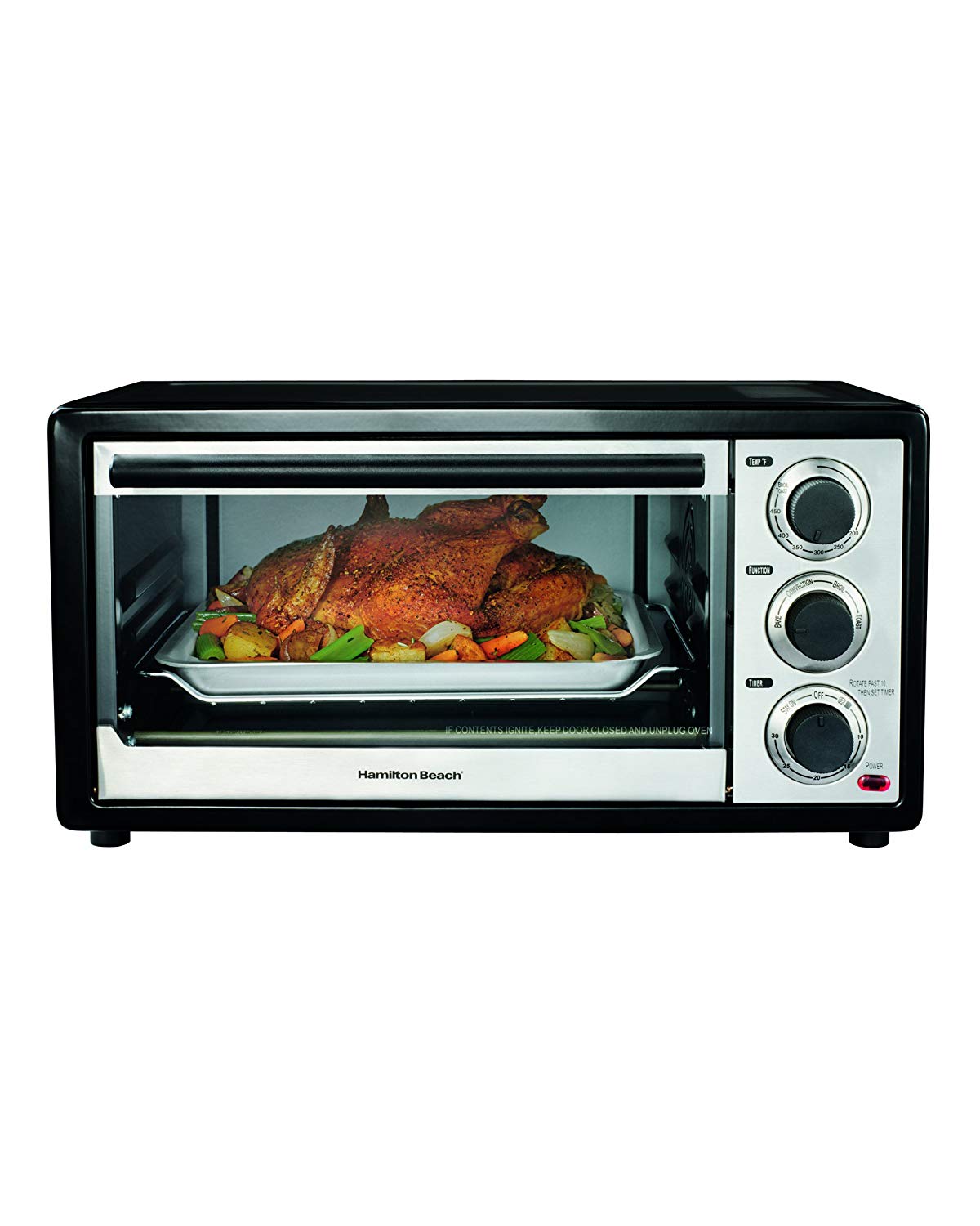 An image related to Hamilton Beach 31506 Black Convection Six Slice Toaster Oven