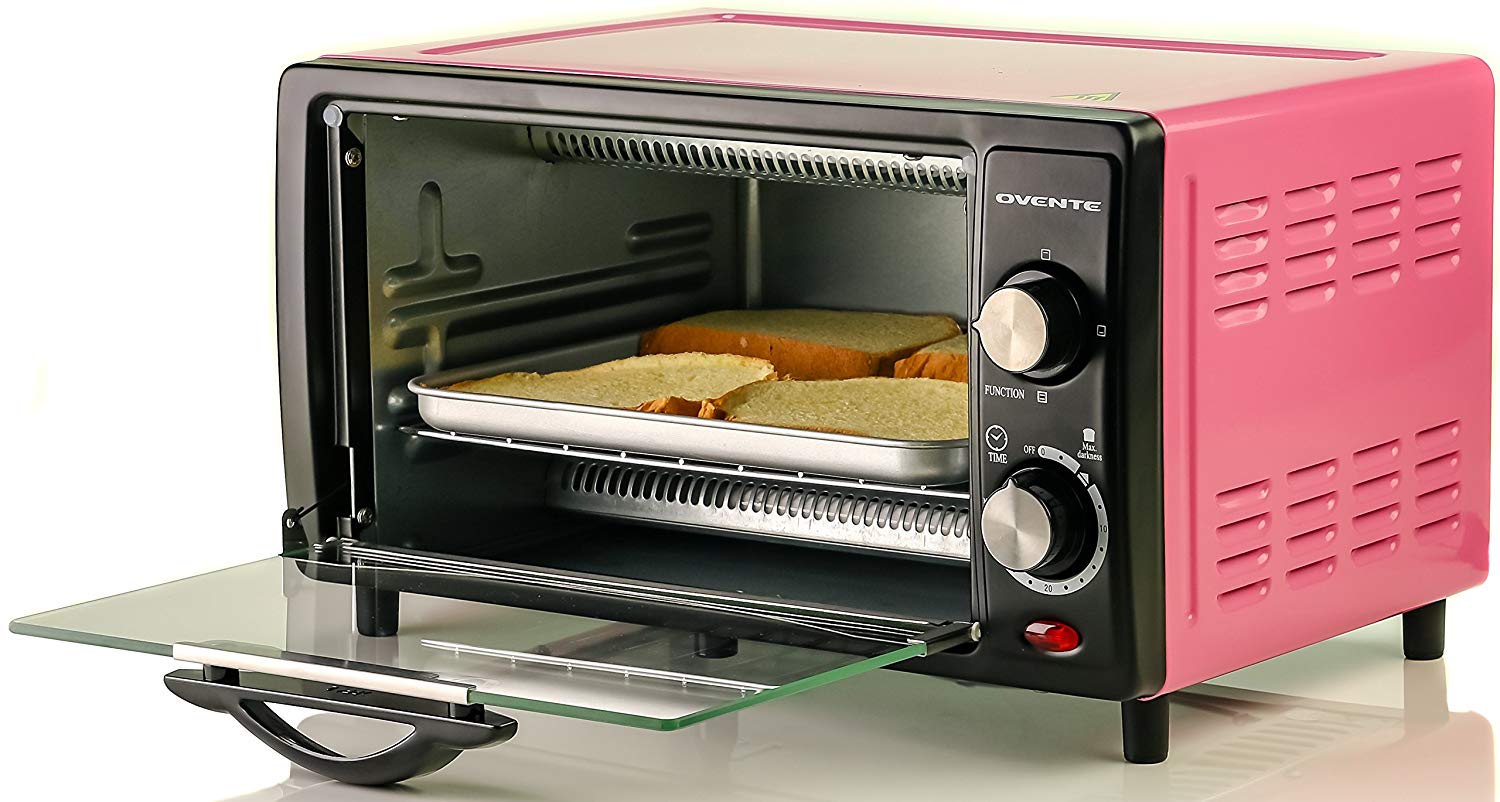 An image related to Ovente TO5810P Pink Countertop Large Toaster Oven