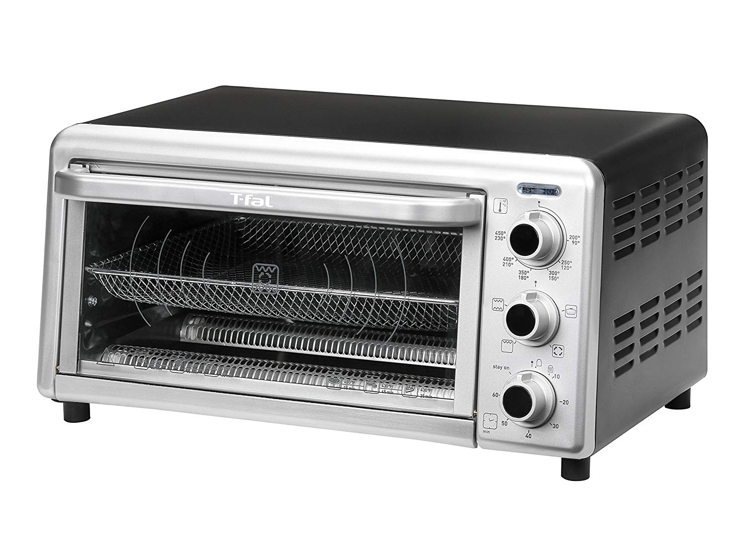 An image of T-Fal 1500578106 Silver Convection Large Toaster Oven