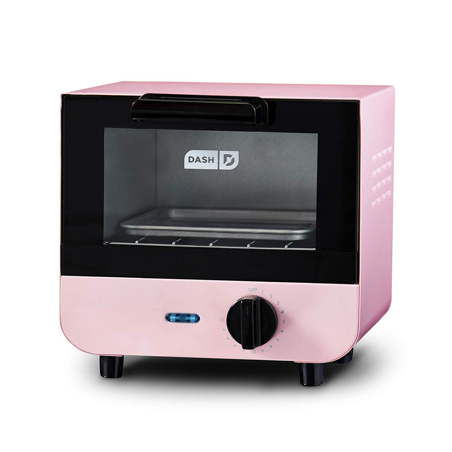 DASH DMTO100GBPK04 Pink Countertop Mini Toaster Oven Toasty Ovens