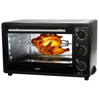 An image of Mistral MO303E Black Toaster Oven | Toasty Ovens 