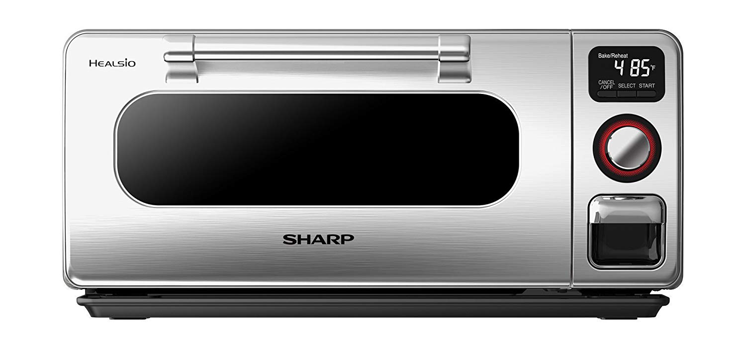 An image of SHARP ZSSC0586DS Stainless Steel Conventional Countertop Nine Slice Toaster Oven | Toasty Ovens 