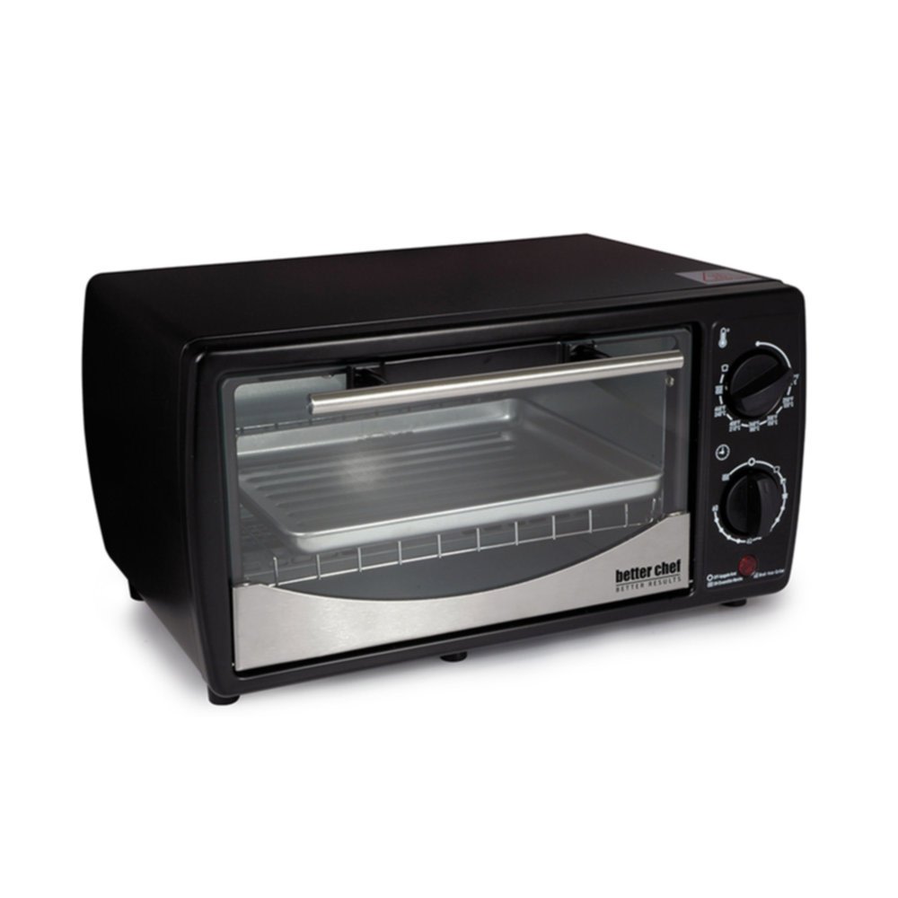 An image related to Better Chef IM-256B Black Quartz Four Slice Toaster Oven