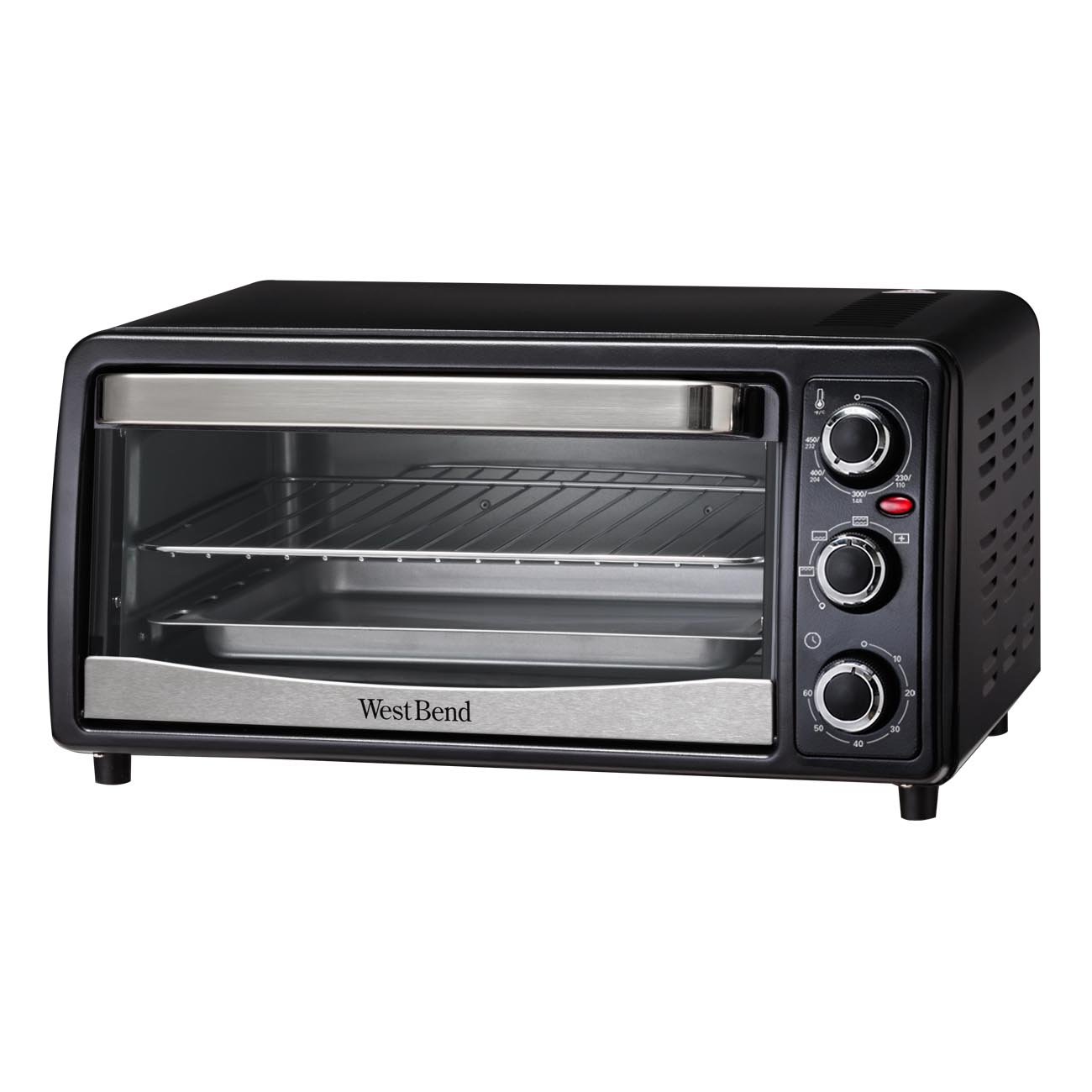 DeLonghi EO2058 Silver and Black Convection Six Slice Toaster Oven
