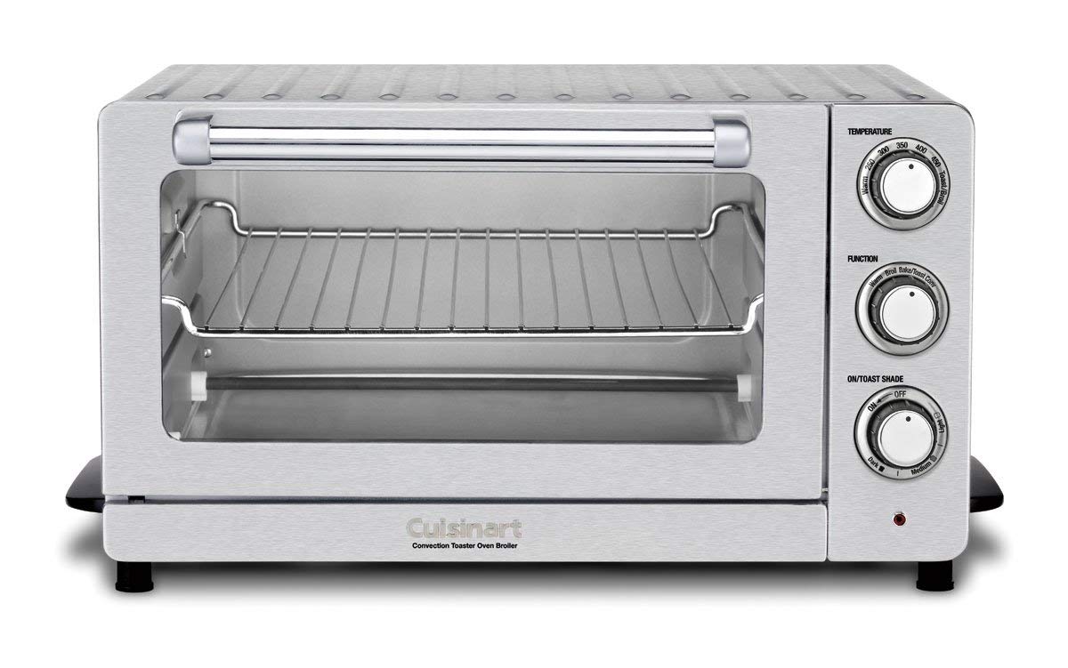 An image of Cuisinart TOB-60N1 Stainless Steel Convection Countertop Nine Slice Toaster Oven