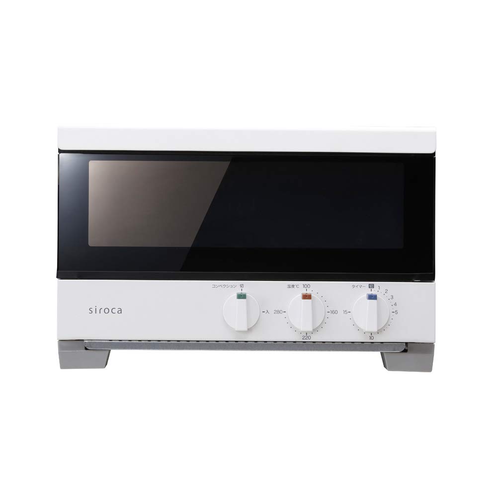 An image of Siroca Subayaki ST-2A251-W White Convection Two Slice Toaster Oven