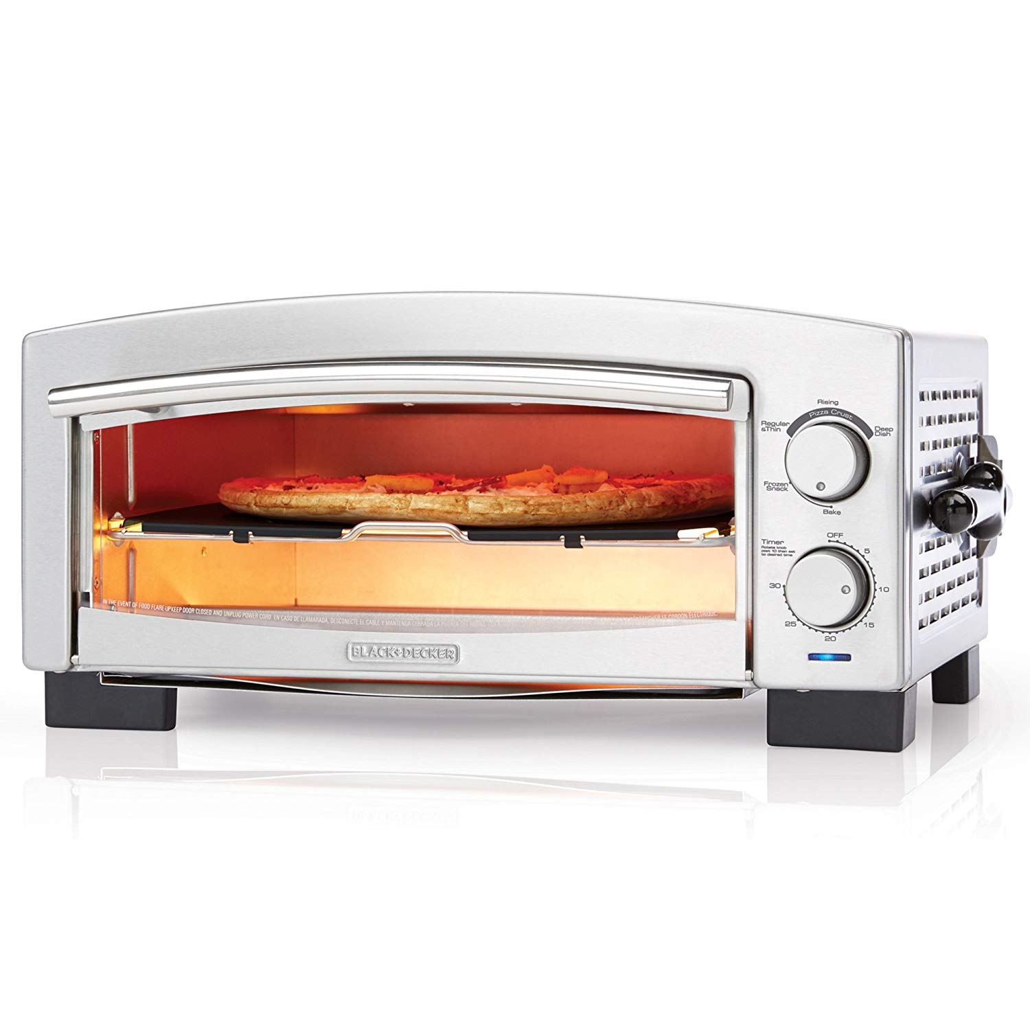 An image related to Black and Decker P300S Silver Toaster Oven