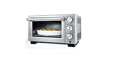 An image of Oster Designed for Life TSSTTVDFL2 Silver Turbo Convection Six Slice Toaster Oven