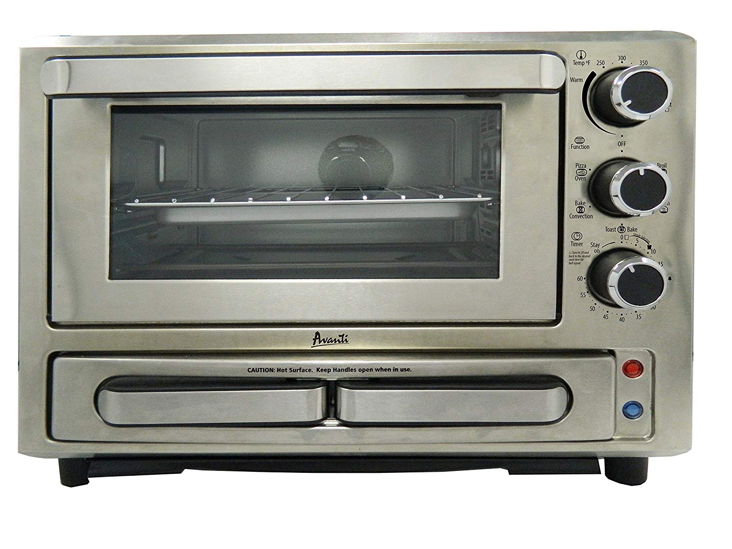 An image of Avanti PPO84X3S-IS Stainless Steel Convection Toaster Oven