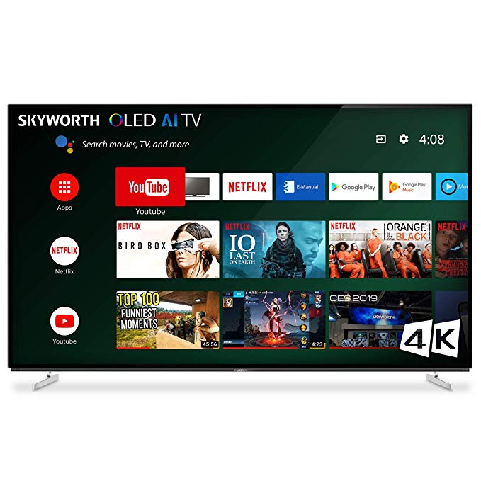 An image of SKYWORTH XA8000 OLED 65XA8000 65-Inch HDR 4K OLED 120Hz TV