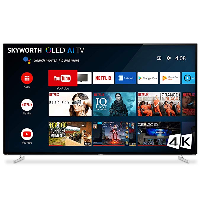 An image of SKYWORTH 55XA8000 55-Inch HDR 4K OLED 120Hz TV