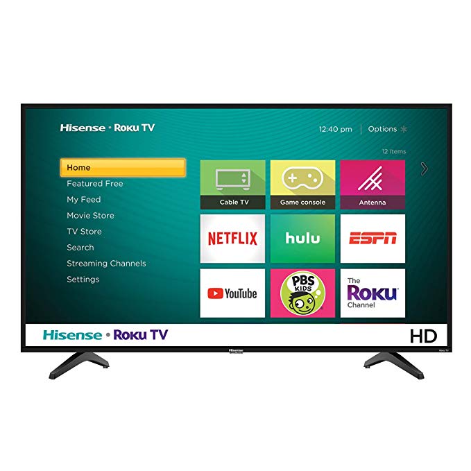 An image of Hisense 40-Inch 4K LED 60Hz TV