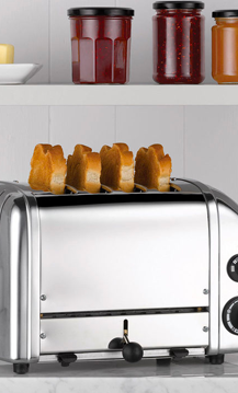 DeLonghi TT756SL 2-Slice Toaster with FM Radio 