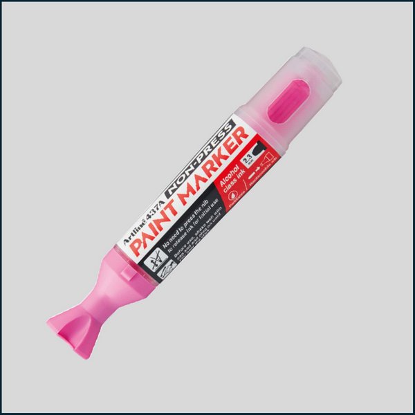 Bút sơn không nhấn Artline EK-437A, Hồng, 2.3mm