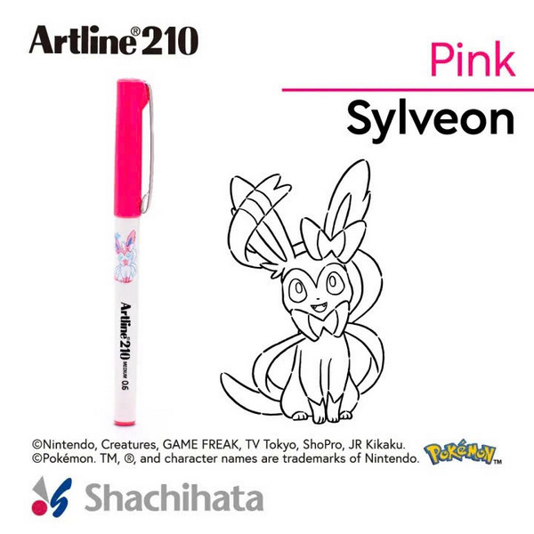 Bút lông kim Artline Pokemon EK-210NPM 10