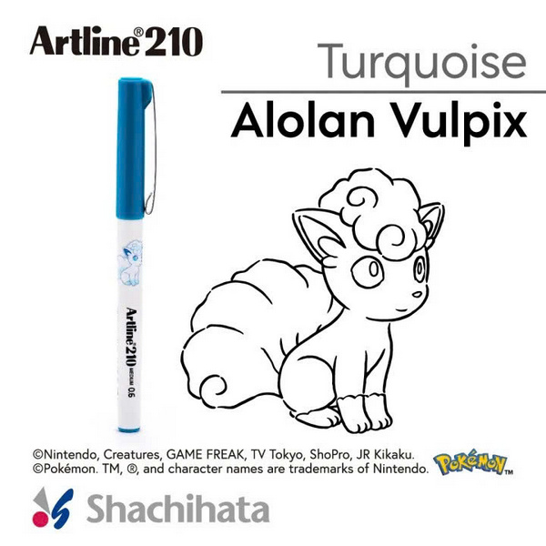 Bút lông kim Artline Pokemon EK-210NPM