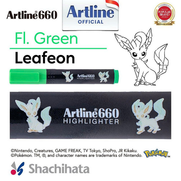 Bút dạ quang Artline Pokemon EK-660NPM 2