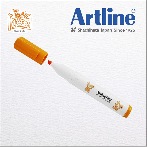 Bút dạ quang Artline Pokemon EK-660NPM, Cam nhạt, 1.0-4.0mm