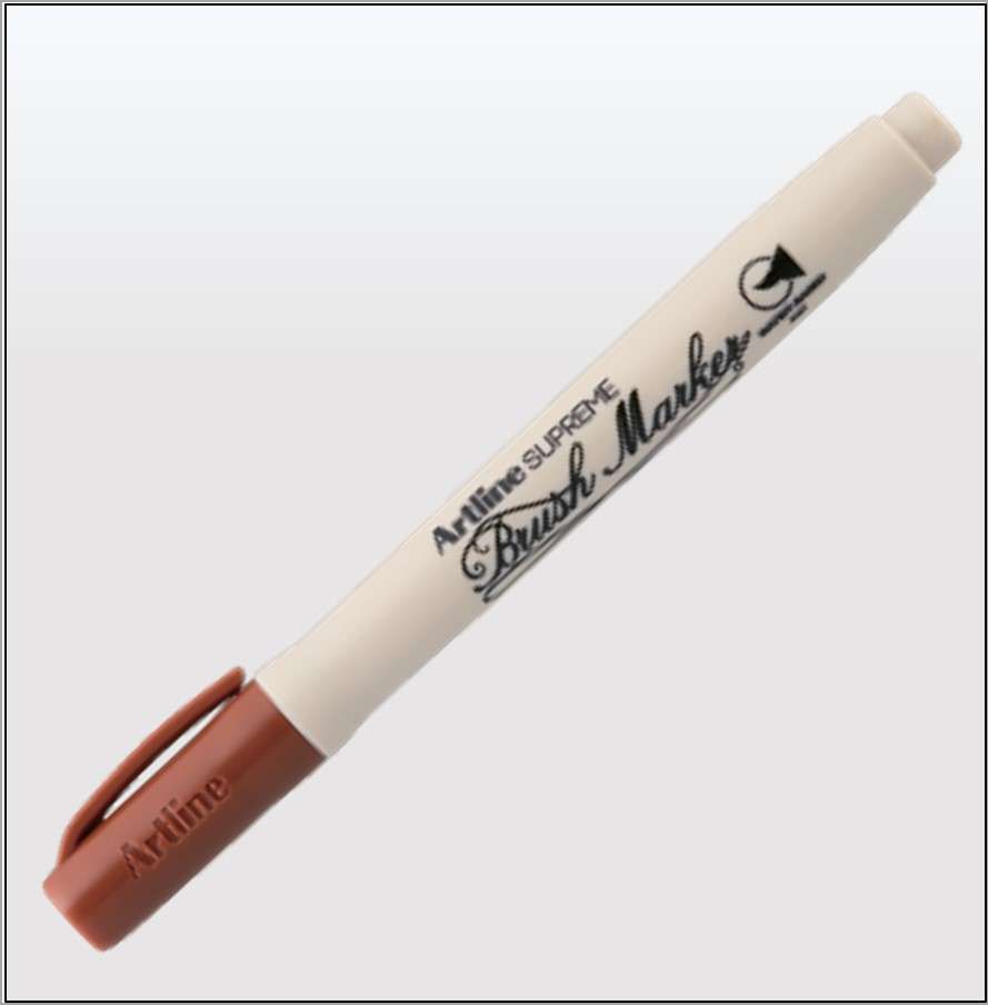Bút lông đầu cọ Artline Supreme EPF-F 5
