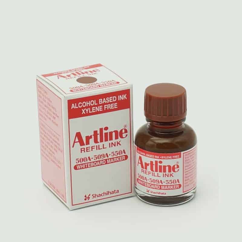 Mực bút viết bảng Artline ESK-50A,Nâu,20ml