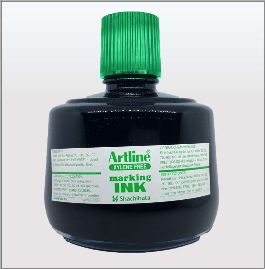 Mực lông dầu Artline ESK-3,Lục,330ml