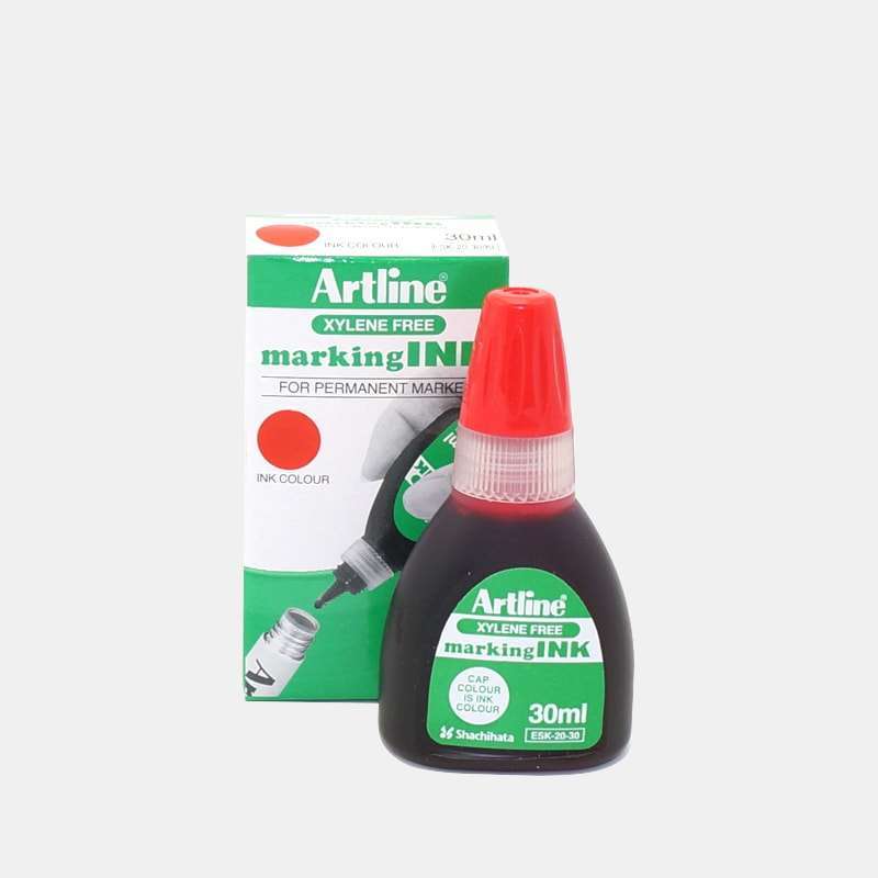 Mực lông dầu Artline ESK-20-30,Đỏ,30ml