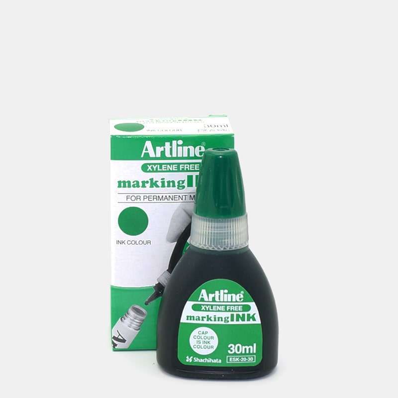 Mực lông dầu Artline ESK-20-30,Lục,30ml