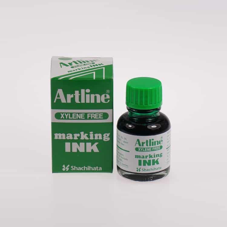 Mực lông dầu Artline ESK-20,Lục nhạt,20ml
