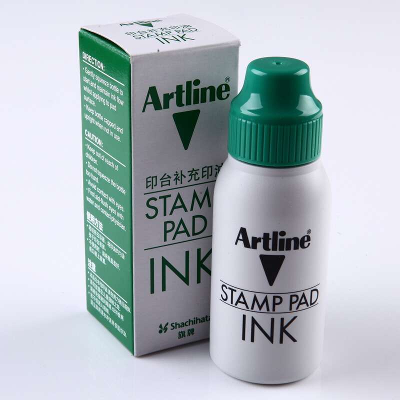 Mực dấu Artline ESA-2N,Lục,50ml