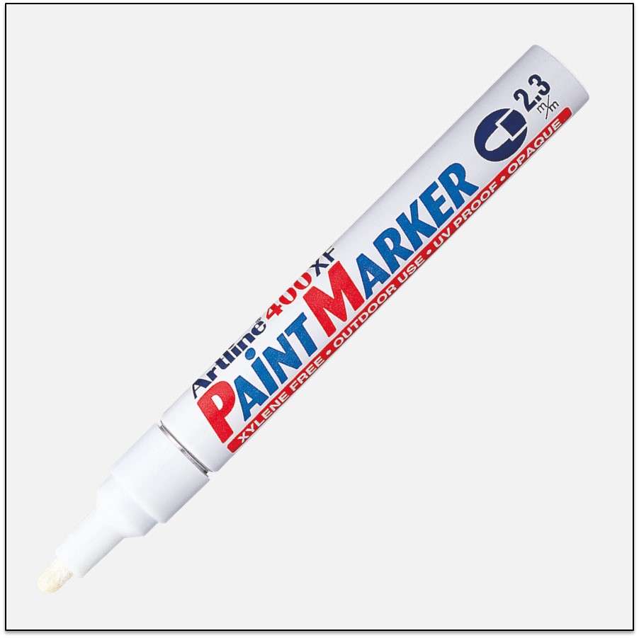 Bút sơn Artline EK-400XF,Trắng,2.3mm