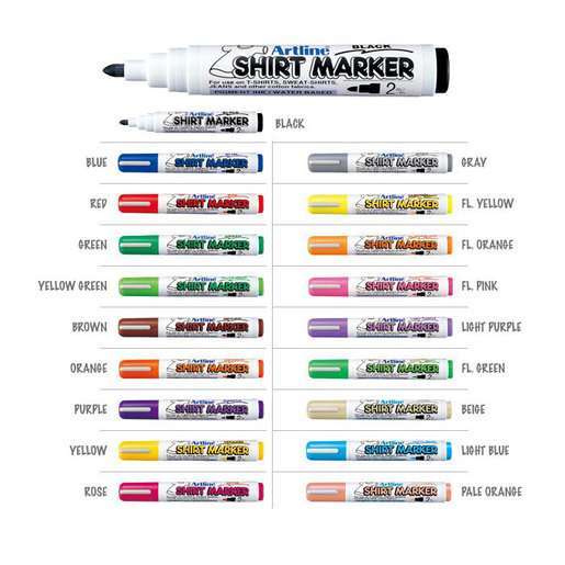 Bút vẽ lên áo Artline EKT-2,Hồng tím,2.0mm