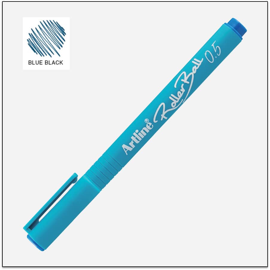 Bút bi mực nước Artline ERB-4200,Xanh đen,0.5mm