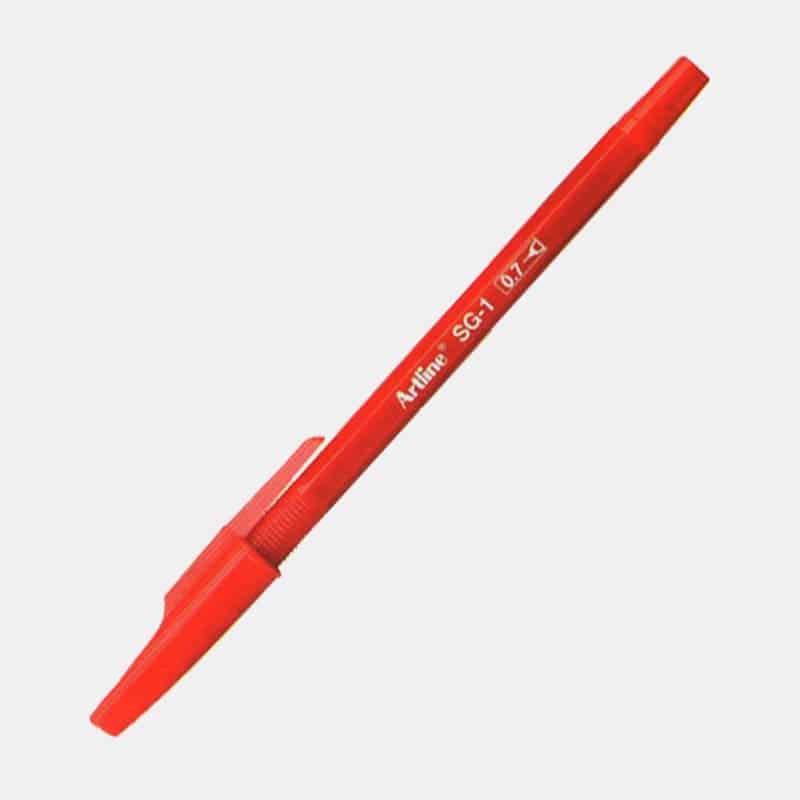 Bút bi Artline EGB-SG1,Đỏ,0.7mm